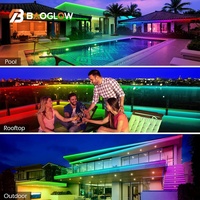 Novedades, Tira de Luces LED Inteligentes para Exteriores, 24 W, 24 V, 20 x 10 mm, 42D, Color, Impermeables, IP65