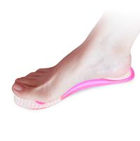 Semelles plates en Gel de Silicone 3/4 pour femmes, semelles de soutien de la voûte plantaire à talons hauts