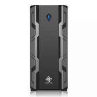 Computer Cases & Towers ATX Case Tempered Glass Side Plate Computer Gaming Micro Case With RGB Fans