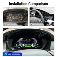 Panel de instrumentos digital Baoshang 10.25 para BMW Serie 5 E60 2006-2010 CCC/CIC, velocímetro digital para automóvil con pantalla LCD.