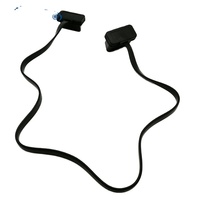 Cable de Extensión Plano y Delgado OBD2 de 16 Pines y 8 Pines, Macho a Hembra, para Lector de Códigos, Herramienta de Diagnóstico de Automóviles, 5V-18V, Rojo, 60CM