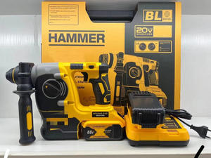 Taladro <span class=keywords><strong>Percutor</strong></span> Rotatorio Inalámbrico Recargable de 1500w, Sin Escobillas, 26mm, Industrial, 21v, Para Bricolaje, Voltaje Nominal de 220v - Product Image 3