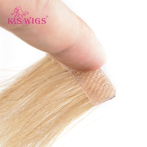 Extensiones de Cabello Humano con Cinta Adhesiva Sin Costuras de Alta Calidad K.SWIGS, Cabello Liso Natural Negro, Castaño y Rubio, Suave y Sedoso - Product Image 6