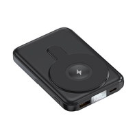 Logo OEM 3-en-1 15W Chargeur magnétique Support de téléphone Portable 10000mAh Charge rapide Power Bank Téléphones mobiles Montres intelligentes