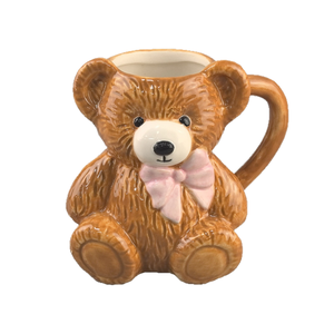 Nouvelle arrivée : Mignonne tasse à lait en céramique en forme d'ours, résistante à la chaleur, passe au lave-vaisselle, idéale pour la maison, le bureau, les cadeaux quotidiens et les cadeaux de fête. - Product Image 1