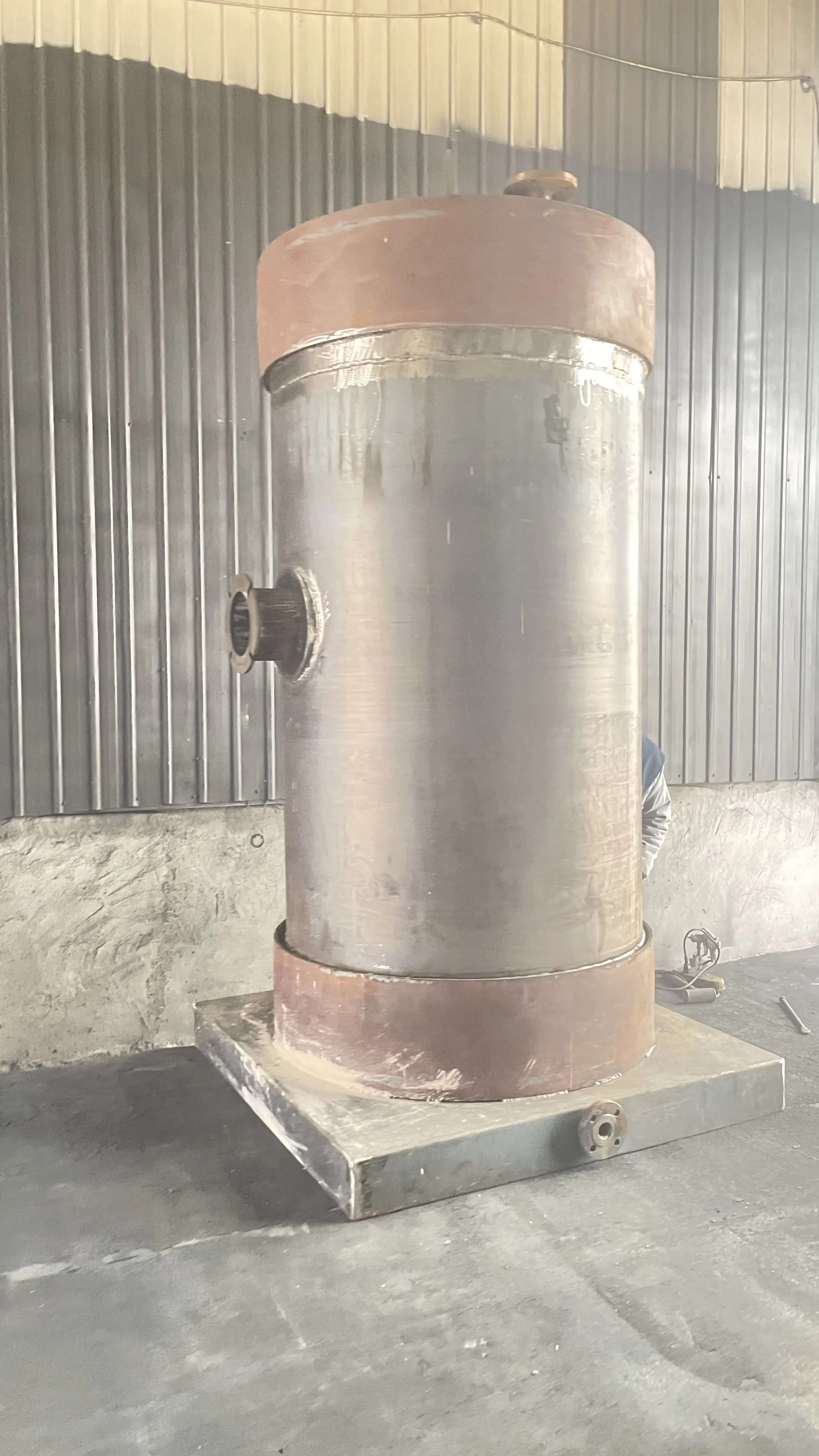 Caldeira de gerador de vapor industrial a gás Luz Vertical diesel/Gás gerador de vapor industrial caldeiras de vapor pequenas