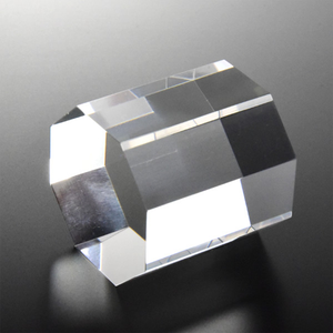 Bloc de présentation octogonal transparent en acrylique massif 50x50x75mm, support cylindrique octogonal pour accessoires - Product Image 1