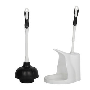 Commerciële Plastic Huishoudelijke Toilet Plunjer En Kom Borstel Combo Voor Wc Badkamer Wc Schoonmaken Nr. 7501 - Product Image 1