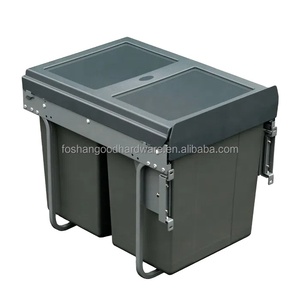 Tốt tủ bếp được xây dựng trong chất thải bin bụi bin kéo ra khỏi thùng rác có thể mềm đóng rác có thể - Product Image 4