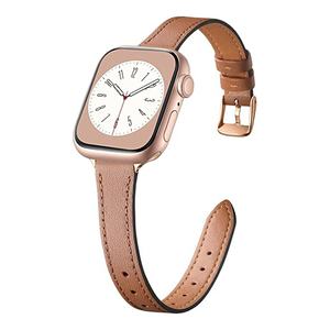 Correa de Reloj de Cuero Genuino de Lujo Personalizada para Reloj 10 9 S11 Ultra <span class=keywords><strong>2</strong></span>, Correa de Repuesto Elegante para Mujer - Product Image 1