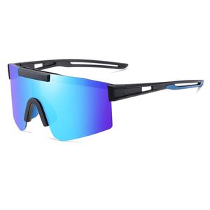 Lunettes de soleil polarisées coupe-vent personnalisées avec logo pour hommes, protection UV400, pour la course à pied, le cyclisme, le VTT, monture PC, verres TAC - Product Image 4