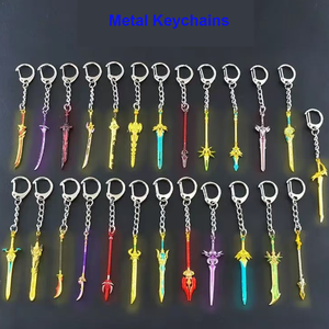Porte-clés en métal en gros, modèle épée périphérique, souvenir, modèle Wolf's End Road, modèle Homo Stick, modèle Wolf End, modèle Rice Wife, modèle God's Eye - Product Image 1