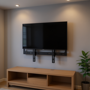 ขายึดทีวีแบบปรับเอียงได้ สีดำด้าน ขนาด 26-65 นิ้ว วัสดุเหล็ก สำหรับทีวี LED ติดตั้งง่าย - Product Image 2