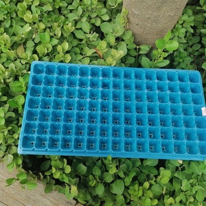 Plateau de semis en plastique PS/PET à cellules profondes de 7 cm et 11 cm, couleurs vert, blanc, noir, rouge, bleu, pour les agriculteurs - Product Image 5
