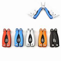 Pince multifonction 13-en-1 en acier inoxydable avec verrouillage, qualité industrielle, portable pour l'extérieur, camping, couteau inclus