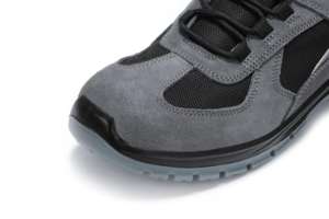 JIANKUN-Chaussures de sécurité ESD en cuir de vachette, anti-écrasement/perforation, antistatique, pour hommes, avec bottes de travail à bout en acier, usine électronique - Product Image 4