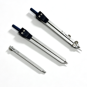 Juego de Compás Matemáticos Profesionales de Alta Calidad de 9 Piezas para Dibujar Círculos, Material Escolar, Instrumentos de Medición Multifunción - Product Image 5