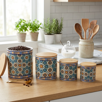 Multifunctional Storage Kitchen Jars - Sugar Jar, Coffee Bean sealed Jar, Tea Jar