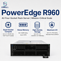 Server AI R960 4U Mendukung Empat Prosesor Intel Generasi ke-4, 64 Slot DIMM DDR5, 4*400W DW GPU, 12 Slot PCIe Gen 5