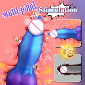 <span class=keywords><strong>Dildo</strong></span> énorme en silicone à nœuds, motif animal fantastique extraterrestre, avec ventouse, plug anal pour stimulation du point G, utilisation adulte, souple, pour hommes et femmes - Product Image 3
