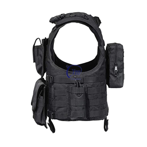 Goedkope Molle Black Training Tactische Uitrusting Plaatdrager Tactisch <span class=keywords><strong>Vest</strong></span> Met Zakjes - Product Image 3