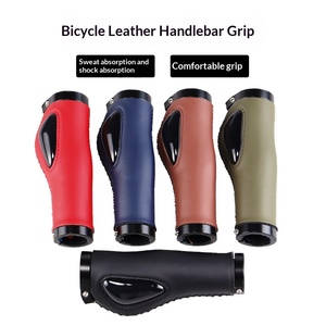 <span class=keywords><strong>Manopole</strong></span> per <span class=keywords><strong>Bicicletta</strong></span> in PU Liquido e Silicone, Ammortizzanti e Confortevoli, per Mountain Bike con Blocco, Modello 0325 - Product Image 1