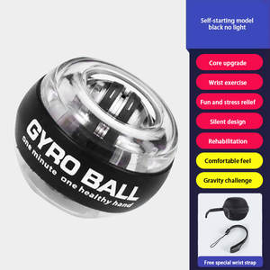 Gyroskopische Silikon-Handgelenk-Rückkehrleistung Gyro-Ball-Übungsgerät Einbaugelenk-Gyroball-Roller Handgelenk-Training Ball-Behinderung 5-farbige Led-Leuchte - Product Image 5
