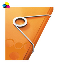 Carpeta de 3 solapas A4 laminada brillante de lujo de fabricantes que sostiene 200 hojas con papel Kraft para negocios