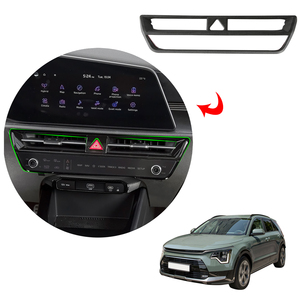 Decorazione interna auto centro di controllo centrale aria condizione uscita uscita copertura telaio per <span class=keywords><strong>Kia</strong></span> <span class=keywords><strong>Niro</strong></span> <span class=keywords><strong>2022</strong></span> - Product Image 1