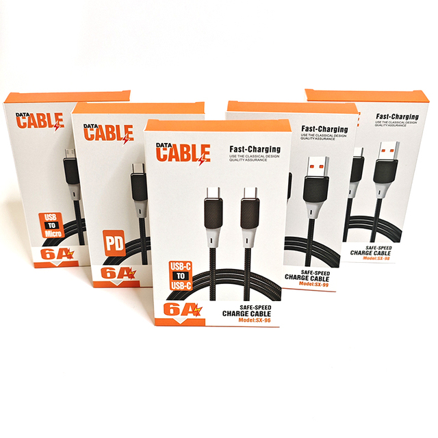 High Quality Nylon Super Fast New Arrivals USB Cable Fast Charging Date Cable for Micro Type-c Ios PD C-C Quick Charge Cable