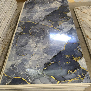 Tablero UV a prueba de humedad 1220*2440, hoja de PVC, colores de mármol impermeables para aplicaciones de paredes interiores, Material plástico - Product Image 1