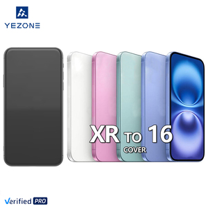 Coque arrière en verre pour téléphone portable pour iPhone XR 11 12 13 14 15 16 17 Pro Max, boîtiers arrière de batterie pour iPhone, coque arrière en verre - Product Image 1