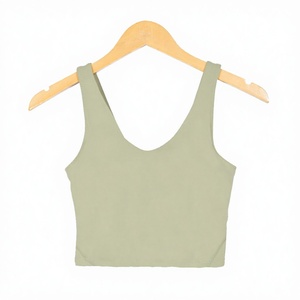 ชุดออกกำลังกายผู้หญิงแบบ 2 ชิ้น กางเกงห้าส่วน เสื้อกล้ามรูปตัวยู บราออกกำลังกายแบบซ่อนสาย ชุดชั้นในโชว์หลังสวย ชุดโยคะ ระบายอากาศได้ดี - Product Image 3