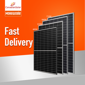 Panel Surya Canadian Solar Mono Bifacial 600W 625w 635w 700W 710W 510w 460w 450w Harga Panel Surya China Supplier Moregosolar - Product Image 1