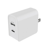 Chargeur mural PD 30W tendance 2026, adaptateur d'alimentation mobile USB A+C pour iPhone, accessoires de téléphone portable, certifié ETL FCC