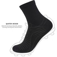 Chaussettes de course tricotées sur mesure professionnelles, couleur unie, respirantes, pour le sport et le cyclisme, avec logo sur le bord inférieur, séchage rapide