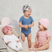Gorro de Bebé 100% Algodón, Gorro para Recién Nacido, Gorro Infantil Suave y Transpirable, Accesorios para Niños con Patrón Impreso