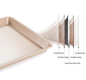 ชุดอบคุกกี้พร้อมชั้นวางสำหรับย่าง2ชิ้นทำจากเหล็กกล้าคาร์บอนใช้ซ้ำได้ - Product Image 4