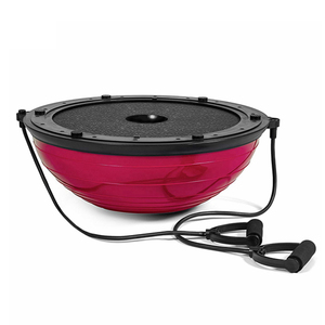 ลูกบอลโยคะแบบหนากันระเบิดขนาด58ซม.,บอลสำหรับเล่นโยคะฝึกความสมดุลพิลาทิสแบบครึ่ง - Product Image 4