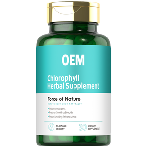 Oem/Odm Biologische Peterselie En Munt Chlorofyl <span class=keywords><strong>Capsules</strong></span> | Groothandel Op Maat Gemaakte Voedingssupplementen | Schone Etiketformules - Product Image 1
