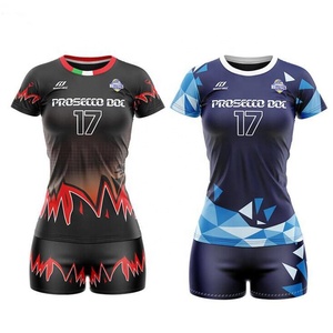 Divise da pallavolo stampate sublimate personalizzate per donne e uomini - Product Image 3