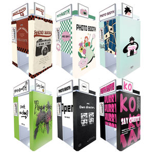 Autocollants d'extérieur JLJ personnalisés Photobooth Machine tout-en-un Photomaton logiciel Photomaton Selfie Pod - Product Image 1