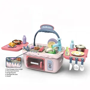 Ensemble multifonction pour enfants pique-nique, ustensile de cuisine pour filles, faux jeu, cuisson au barbecue, jouet de cuisine