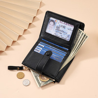 Dompet pendek buaya Retro mode sederhana tas multi-kartu dompet wanita dompet tempat kartu kustom