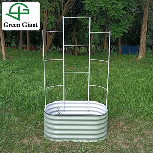 Treillis de <span class=keywords><strong>jardinière</strong></span> en métal moderne pour grand lit de jardin surélevé pour plantes grimpantes légumes vignes - Product Image 2