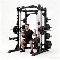 Machine de musculation multifonctionnelle Zoshine pour la maison et le studio, équipement de fitness avec poulie réglable