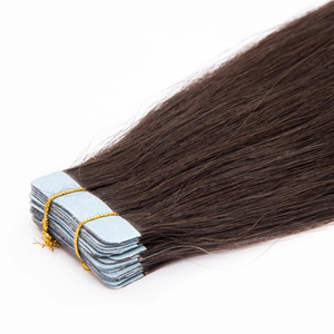 Jasmine Beauty 100% Human Remy Virgin <b>Russian</b> Hair Extensions Tape ins hair extension Double Drawn Straight 22 Inch Brown - Product Image 2