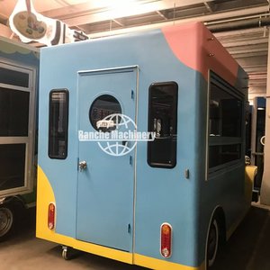 Camion de restauration rapide et de crème glacée en acier inoxydable mobile avec friteuse, garantie de 2 ans pour le service de café et de tacos de rue - Product Image 4