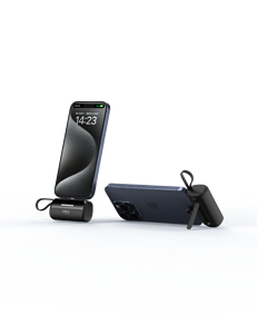 <span class=keywords><strong>Power</strong></span> Bank Portatile 3 in 1 Tipo C USB con Connettore a L per Telefoni, Batteria di Riserva Mini 5000mAh con Ricarica Rapida PD - Product Image 5