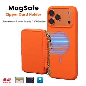 Portafoglio Magnetico in Pelle PU Antiurto con 10 Slot per Carte, Accessori per Telefono Personalizzabili - Product Image 4